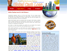Tablet Screenshot of globalcashloan.com